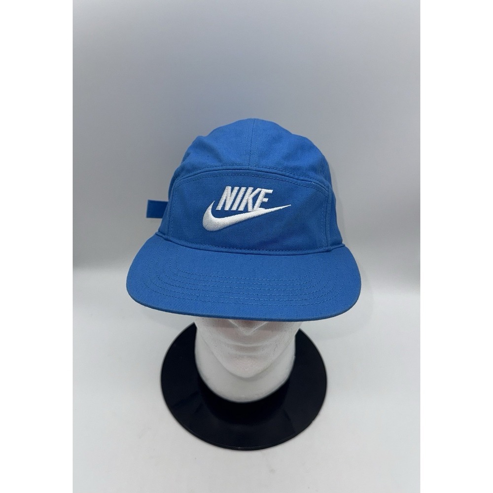 NIKE Adult Hat Cap India 3 Stars Cricket Adjustable Blue Bicycle Running